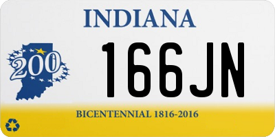 IN license plate 166JN