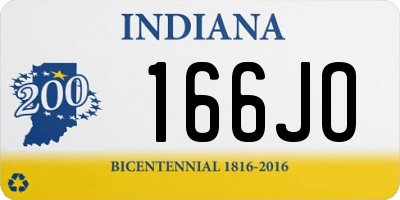 IN license plate 166JO