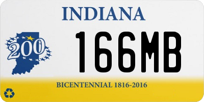 IN license plate 166MB