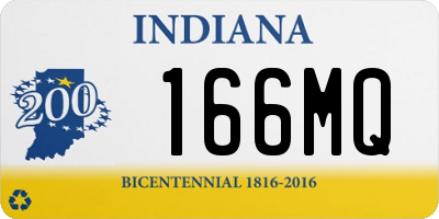 IN license plate 166MQ