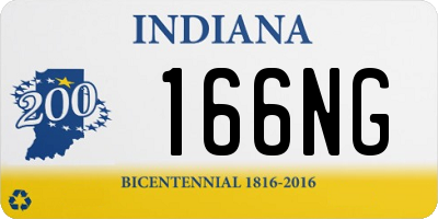 IN license plate 166NG