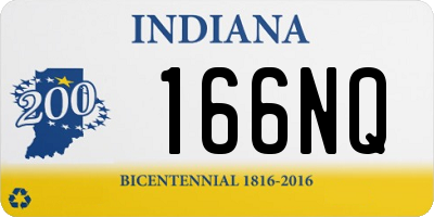 IN license plate 166NQ