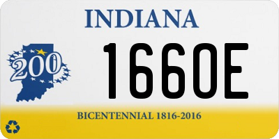 IN license plate 166OE