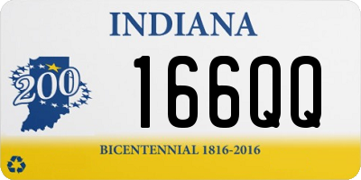 IN license plate 166QQ