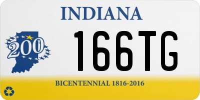 IN license plate 166TG