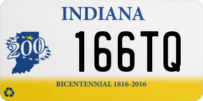 IN license plate 166TQ