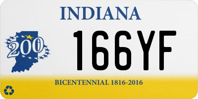 IN license plate 166YF