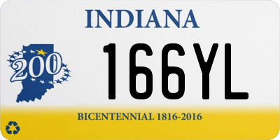 IN license plate 166YL