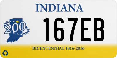 IN license plate 167EB