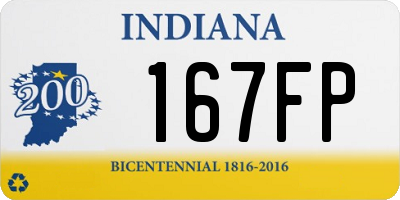 IN license plate 167FP