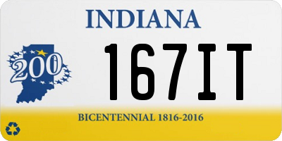 IN license plate 167IT