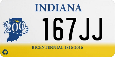 IN license plate 167JJ