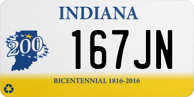 IN license plate 167JN