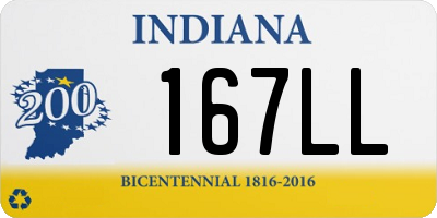 IN license plate 167LL