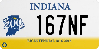 IN license plate 167NF