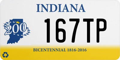 IN license plate 167TP