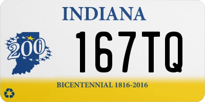 IN license plate 167TQ