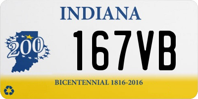 IN license plate 167VB