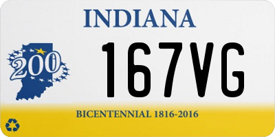 IN license plate 167VG