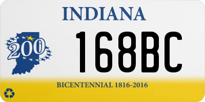 IN license plate 168BC