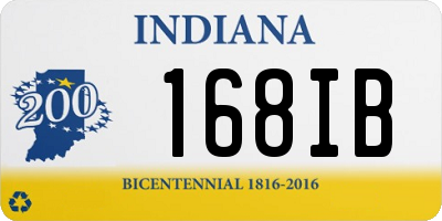 IN license plate 168IB