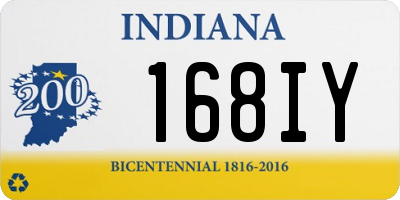 IN license plate 168IY