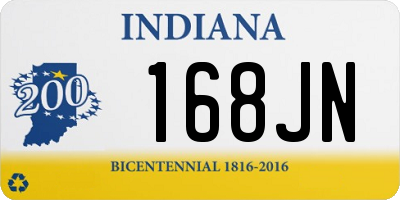 IN license plate 168JN