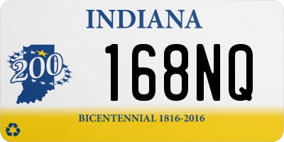 IN license plate 168NQ