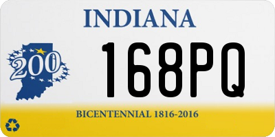 IN license plate 168PQ
