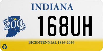 IN license plate 168UH