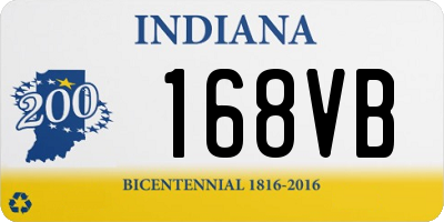 IN license plate 168VB