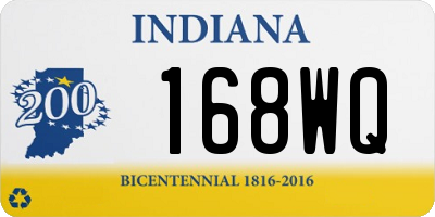 IN license plate 168WQ