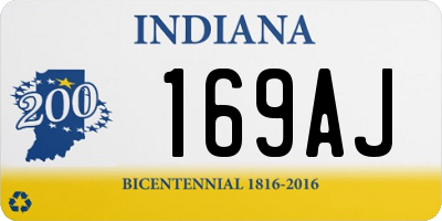 IN license plate 169AJ