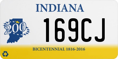IN license plate 169CJ