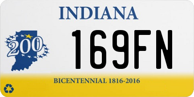 IN license plate 169FN