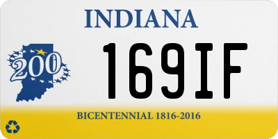 IN license plate 169IF