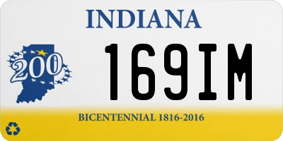 IN license plate 169IM