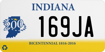 IN license plate 169JA