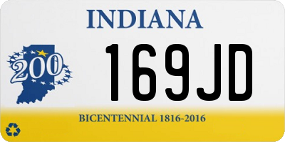 IN license plate 169JD