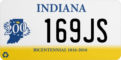 IN license plate 169JS