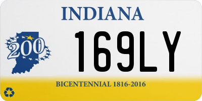 IN license plate 169LY