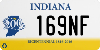 IN license plate 169NF