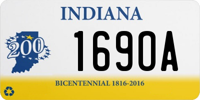 IN license plate 169OA