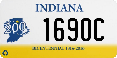 IN license plate 169OC