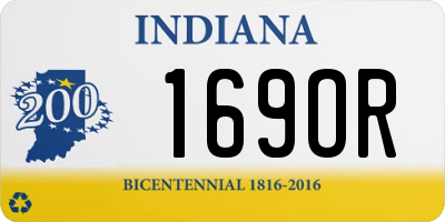 IN license plate 169OR