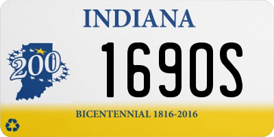 IN license plate 169OS