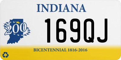 IN license plate 169QJ