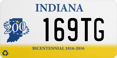 IN license plate 169TG