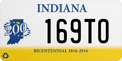 IN license plate 169TO