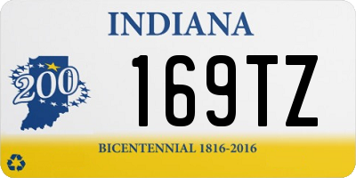 IN license plate 169TZ